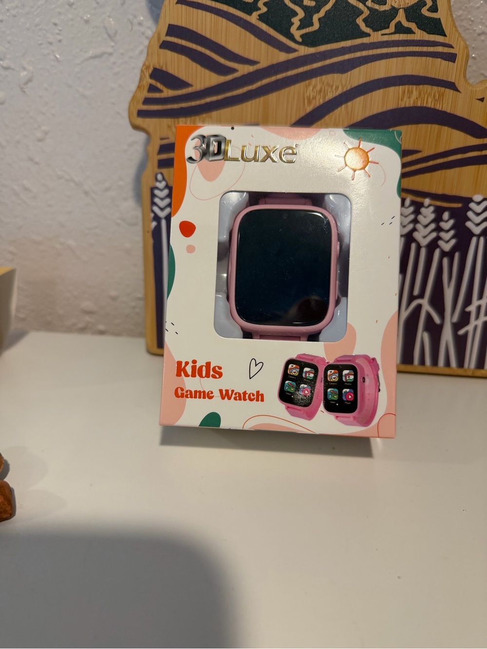 Luxe Pink Kids Game Watch with Interactive Screen